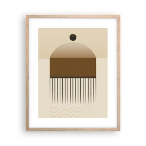 Plakát v rámu světlý dub - Různé stavy - 40x50 cm