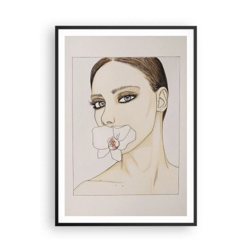 Plakát v černém rámu - Symbol elegance a krásy - 70x100 cm