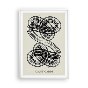 Plakát v bílém rámu - Vyšlo to spontánně - 70x100 cm