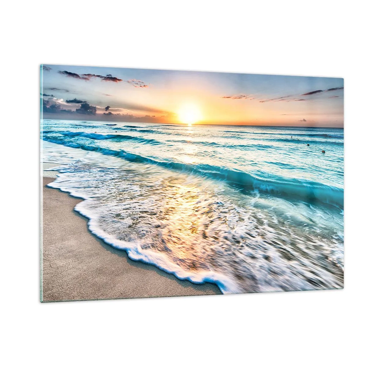 Obraz na skle - Výhled, který stojí za to - 120x80 cm