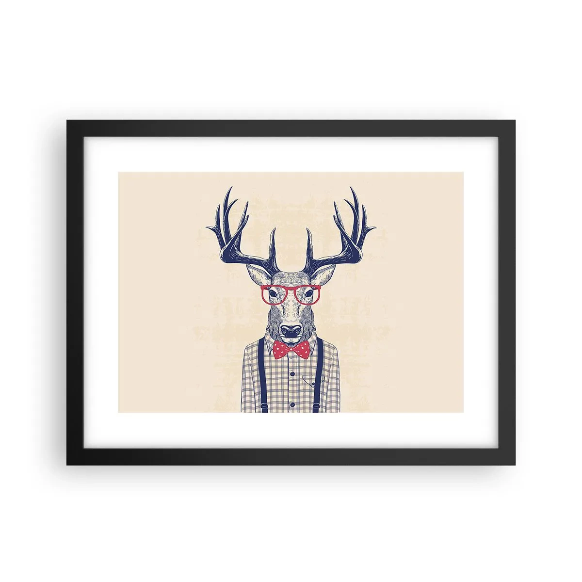 Plakát v černém rámu - Zábavná extravagance - 40x30 cm