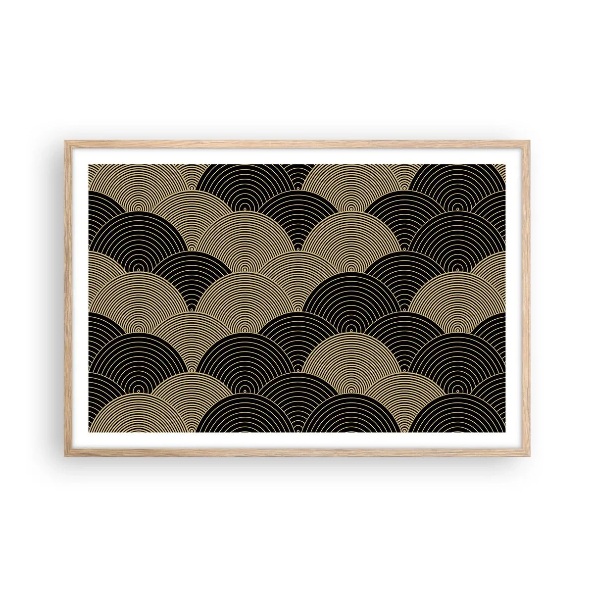 Plakát v rámu světlý dub - Jednota v mnohosti - 91x61 cm