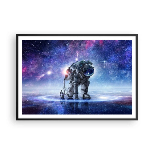 Plakát v černém rámu - Hvězdné nebe nade mnou - 100x70 cm