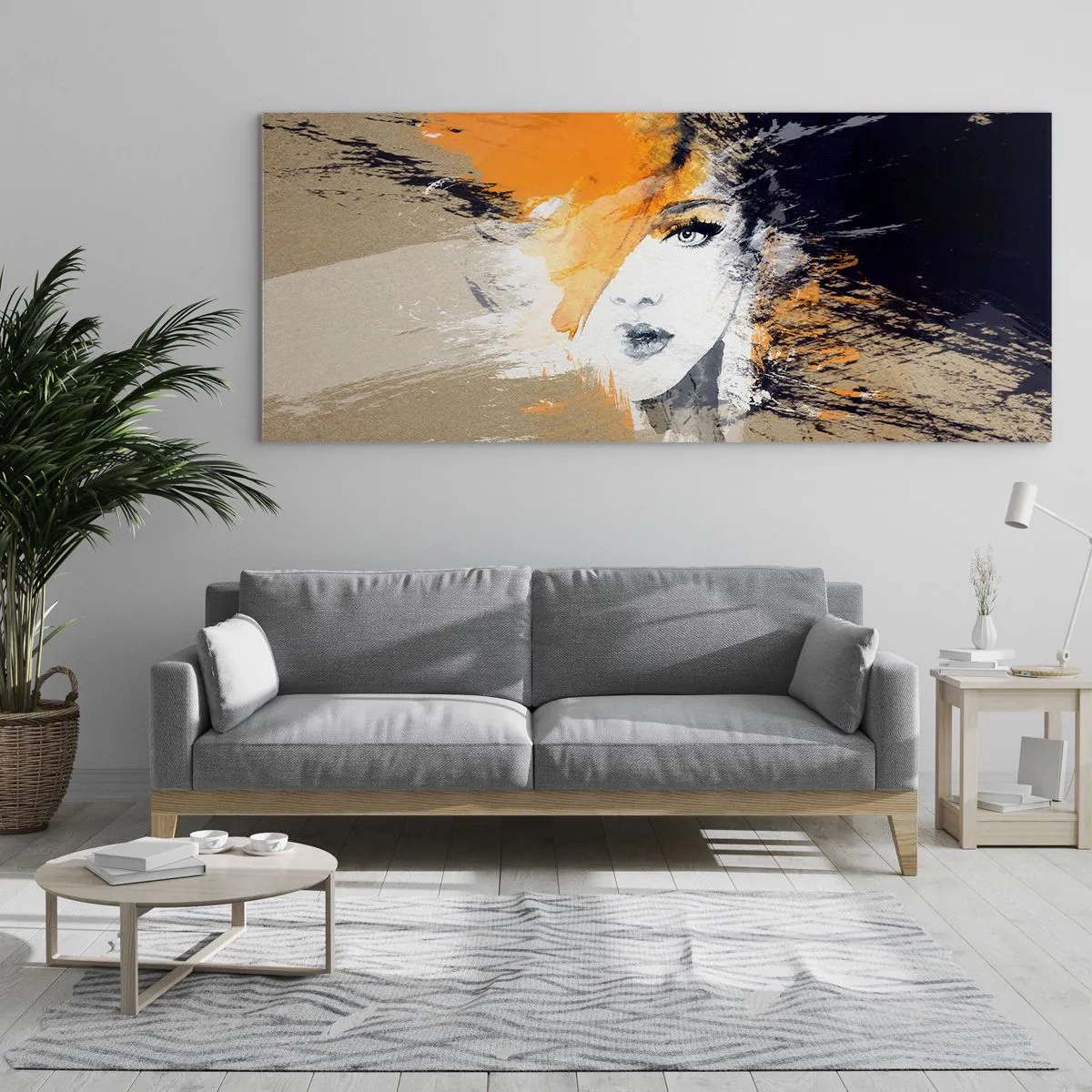 Obraz na skle - A je světlo - 120x50 cm