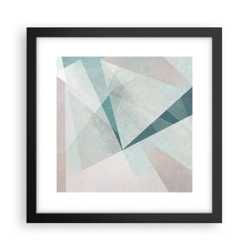 Plakát v černém rámu - V klidu, ale dynamicky - 30x30 cm