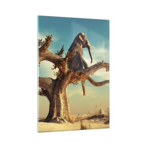Obraz na skle - Nový úhel pohledu - 80x120 cm
