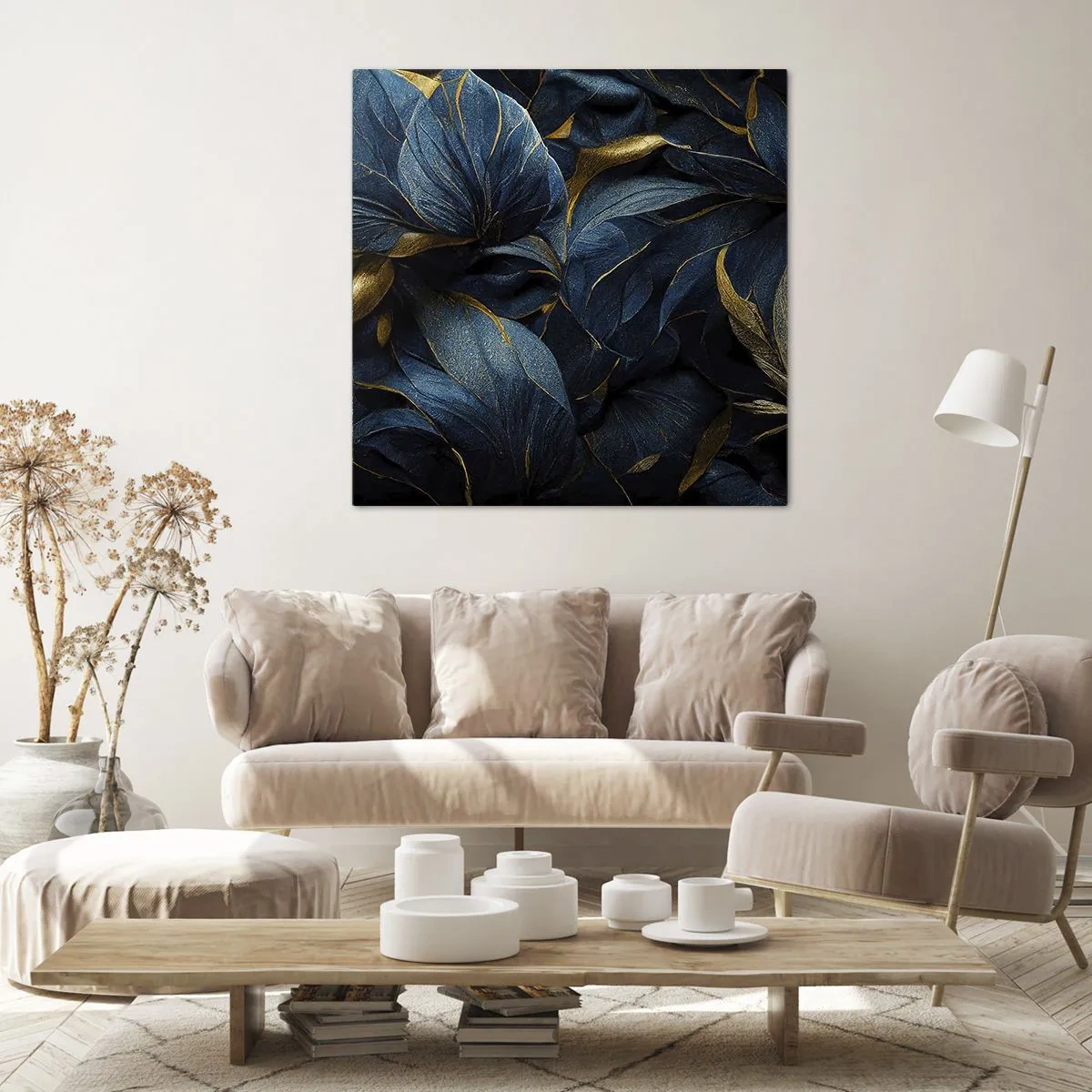 Obraz na plátně - Podšívané zlatem - 70x70 cm