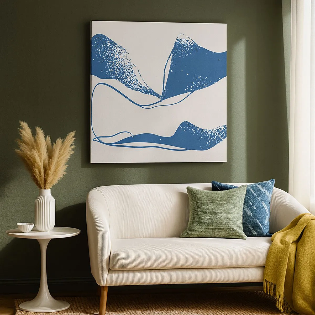 Obraz na plátně - Okřídlená abstrakce - 30x30 cm