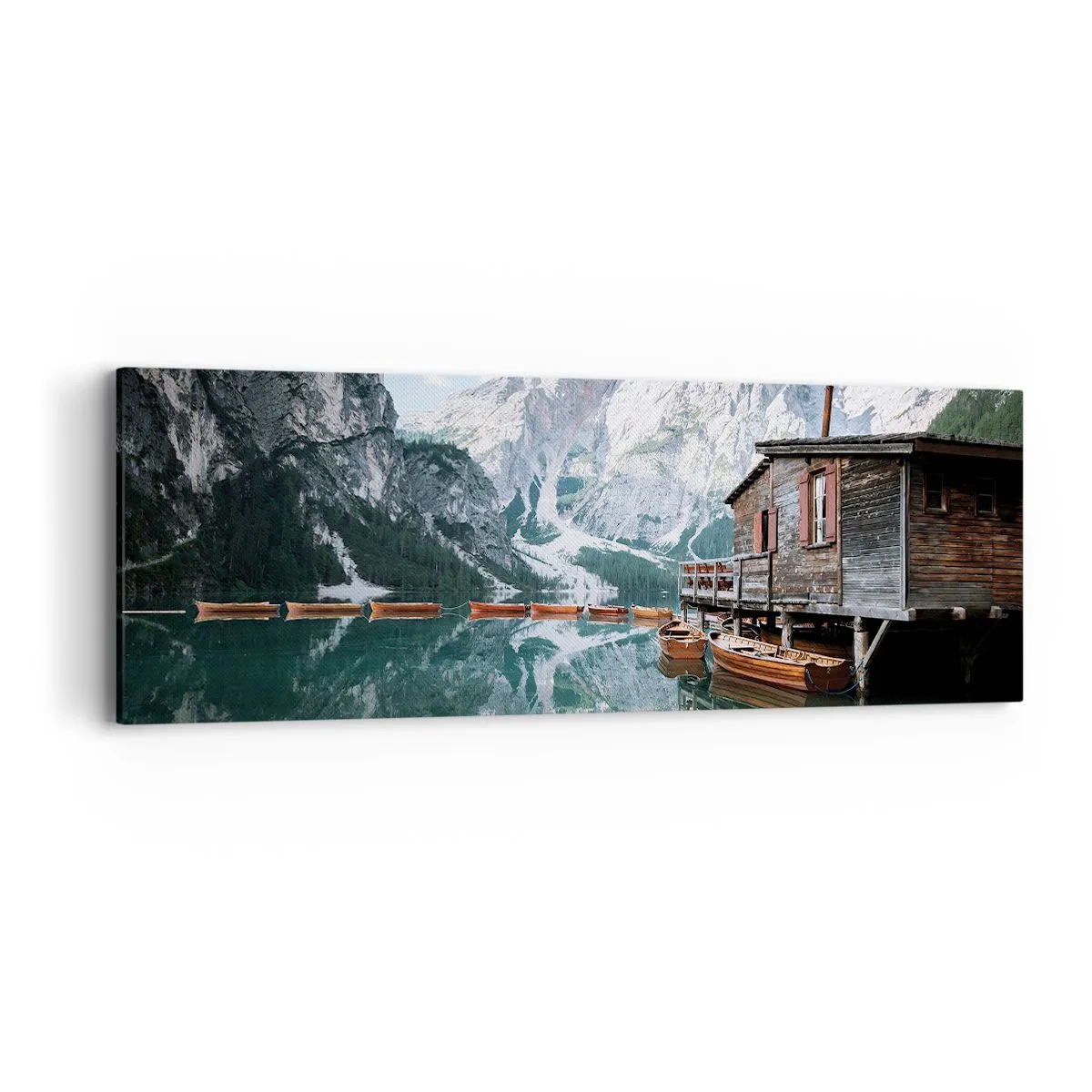 Obraz na plátně - Krystalické, horské ráno - 90x30 cm