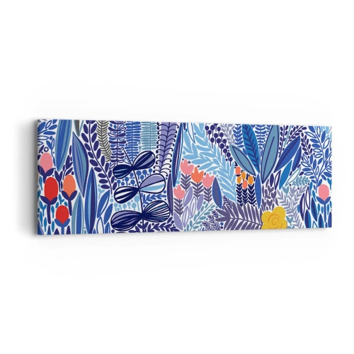 Obraz na plátně - Havajská zahrada - 90x30 cm