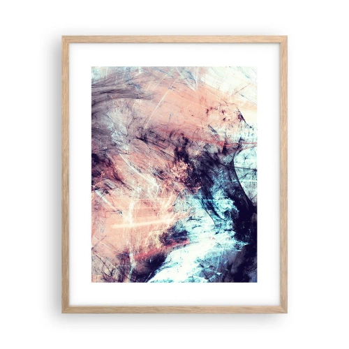 Plakát v rámu světlý dub - Vnímej vítr - 40x50 cm