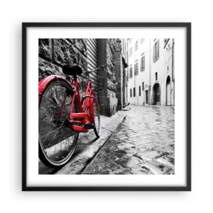 Plakát v černém rámu - Skutečná krása nestárne - 50x50 cm