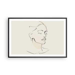 Plakát v černém rámu - Výrazným tahem - 91x61 cm
