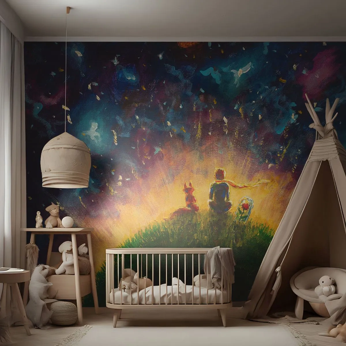 Fototapeta Samolepicí Deluxe Sticker - Láska a přátelství - celý svět - Pro děti, Přátelství, Abstrakce - 250x175 cm