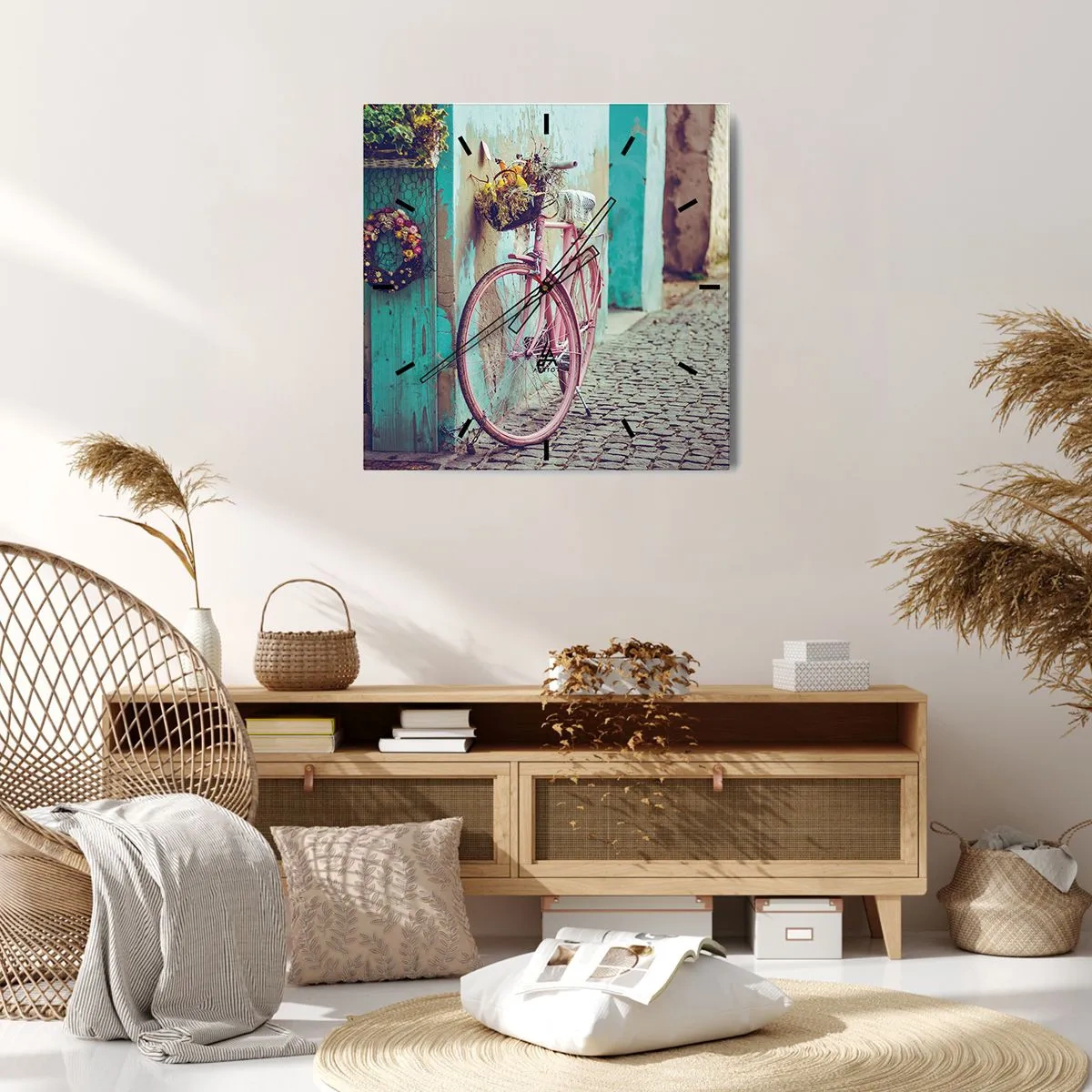 Nástěnné hodiny - Hned se vrátím - 40x40 cm