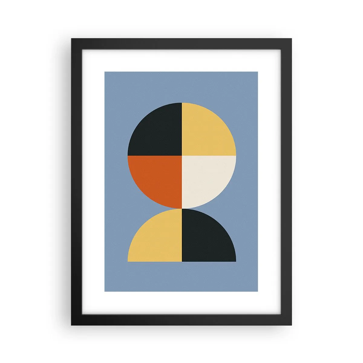 Plakát v černém rámu - Koukej a počítej - 30x40 cm