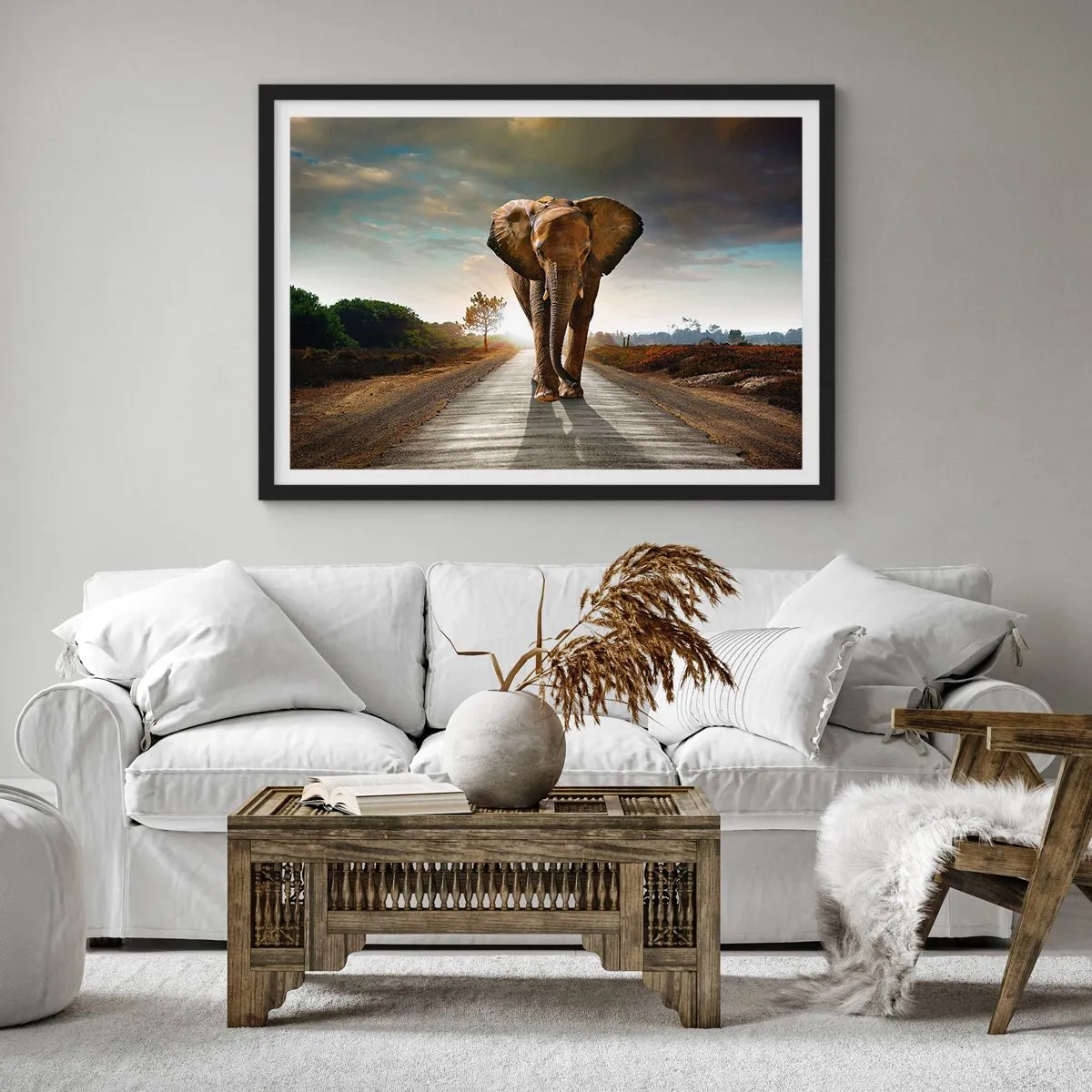 Plakát v černém rámu - A vůbec ne ve skladu porcelánu - 70x50 cm