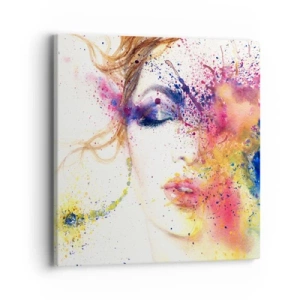 Obraz na plátně - Duhová závrať - 40x40 cm