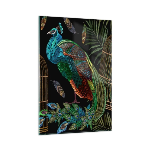 Obraz na skle - V královském rouchu - 80x120 cm