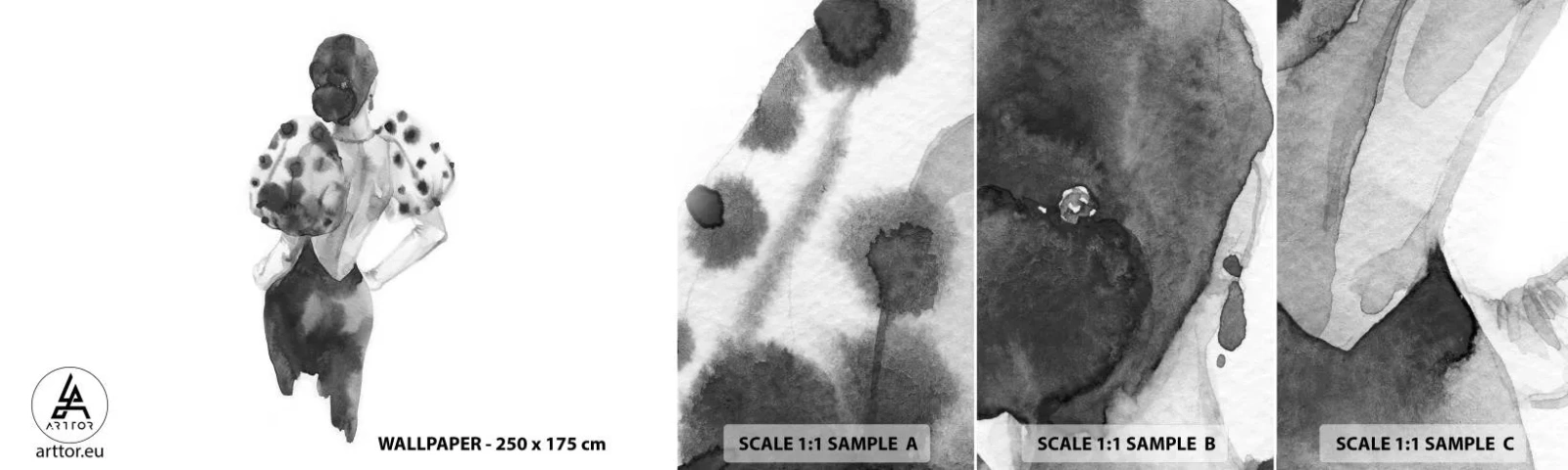 Vzor Fototapety Samolepicí Deluxe Sticker - Prošla kolem - Žena, Móda, Modelka - 100x30 cm