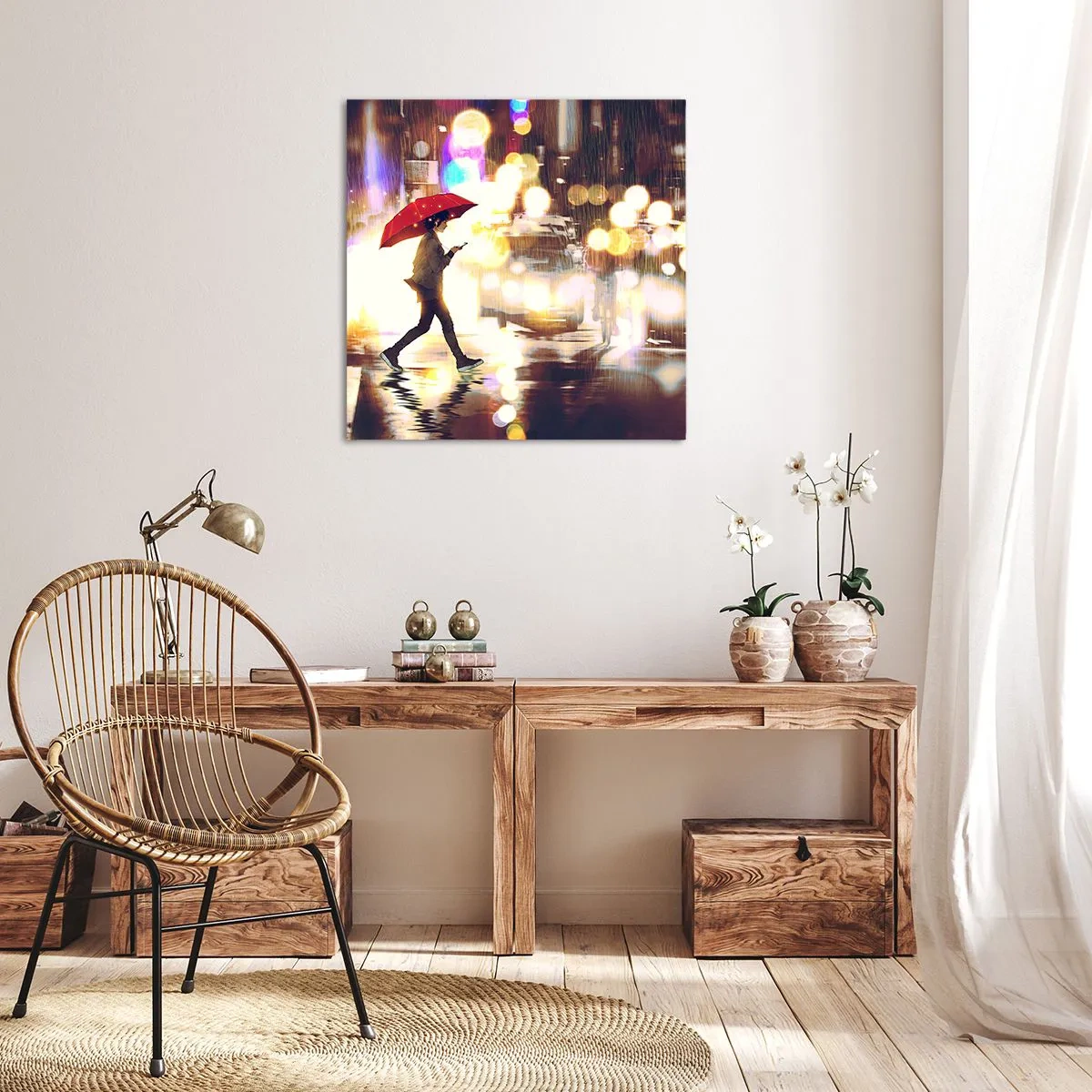 Obraz na plátně - A přece slunečná - 70x70 cm