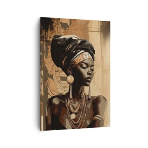 Obraz na plátně - Africký majestát - 70x100 cm