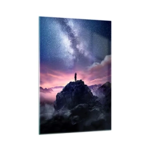 Obraz na skle - A pocítil život - 70x100 cm