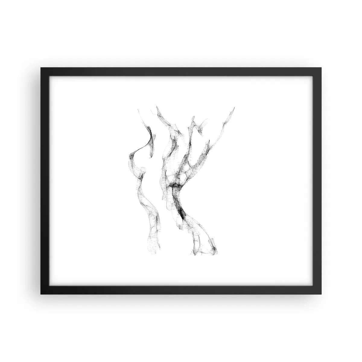 Plakát v černém rámu - Krásná a silná - 50x40 cm