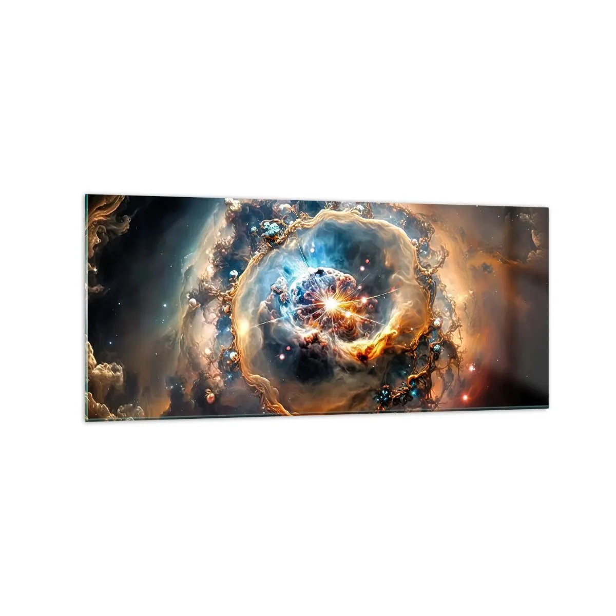 Obraz na skle - Začátek - 120x50 cm