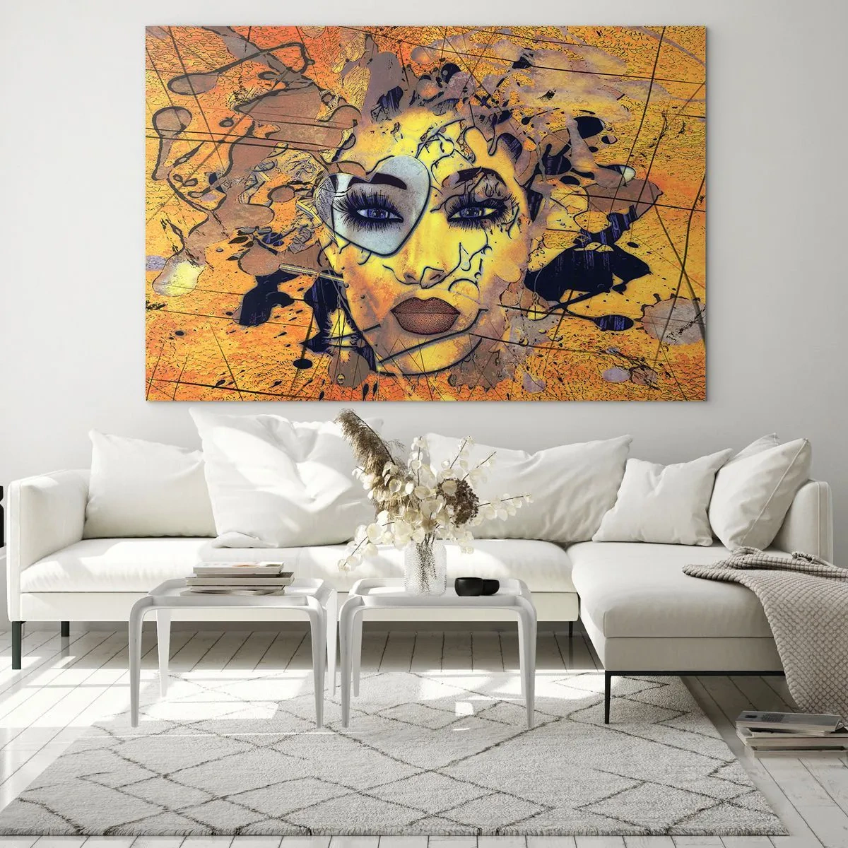 Obraz na skle - Sluneční krása - 100x70 cm