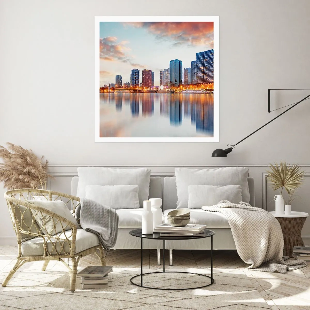 Plakát - Monumentální klid Paříže - 40x40 cm