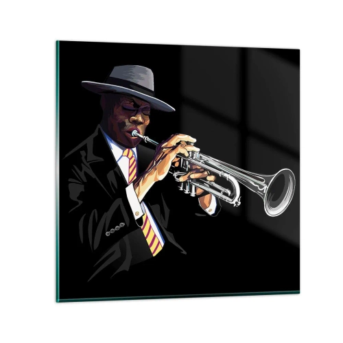 Obraz na skle - Kouzlo staré školy - 30x30 cm