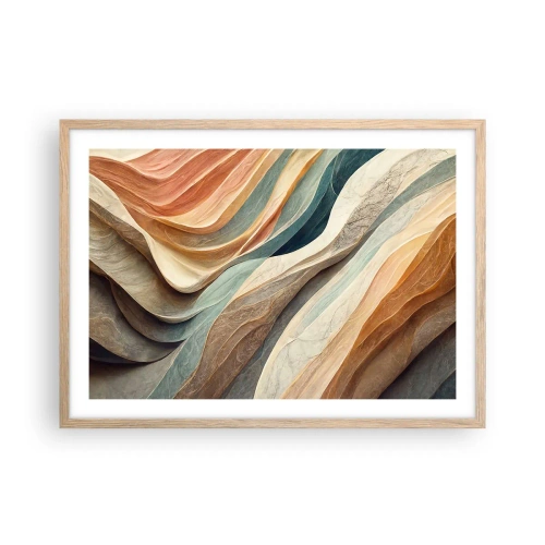 Plakát v rámu světlý dub - Okamžik před změnou - 70x50 cm