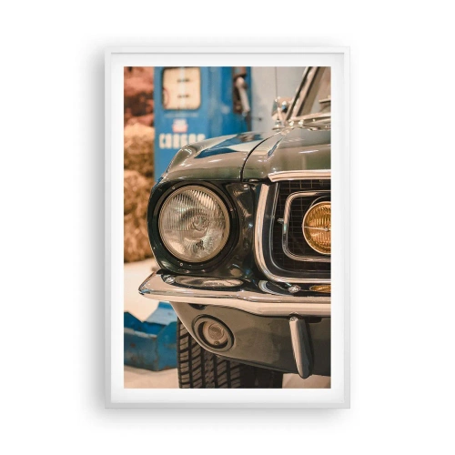 Plakát v bílém rámu - Setkání s legendou - 61x91 cm