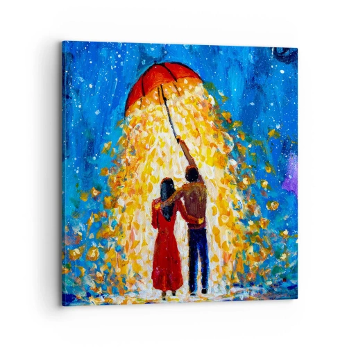 Obraz na plátně - Magie deštivého večera? - 70x70 cm