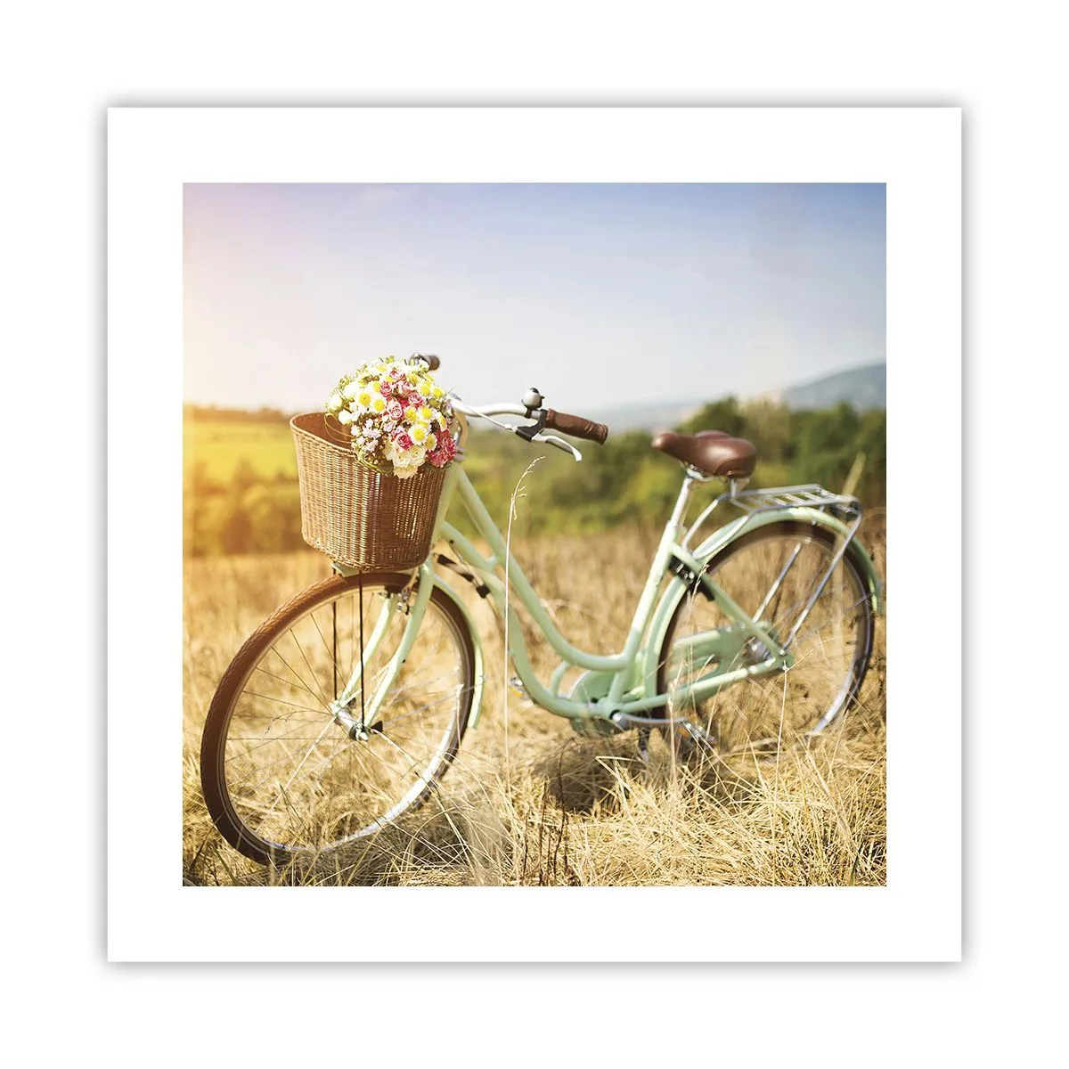 Plakát - Chvíli tu zůstanu - 40x40 cm