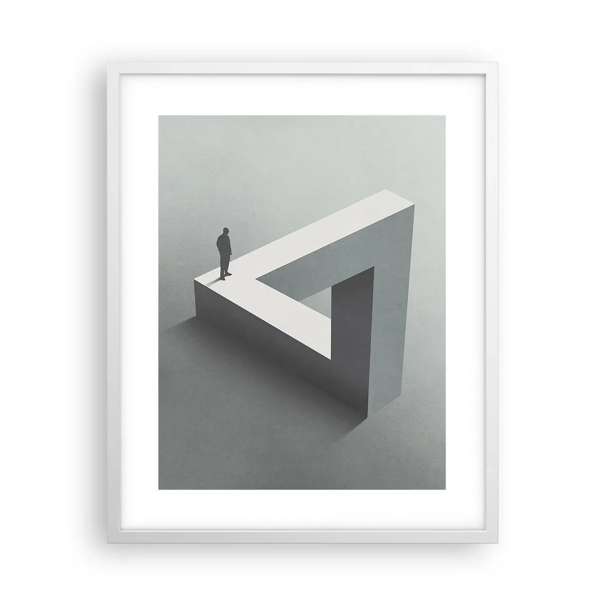 Plakát v bílém rámu - A přece je to možné - 40x50 cm