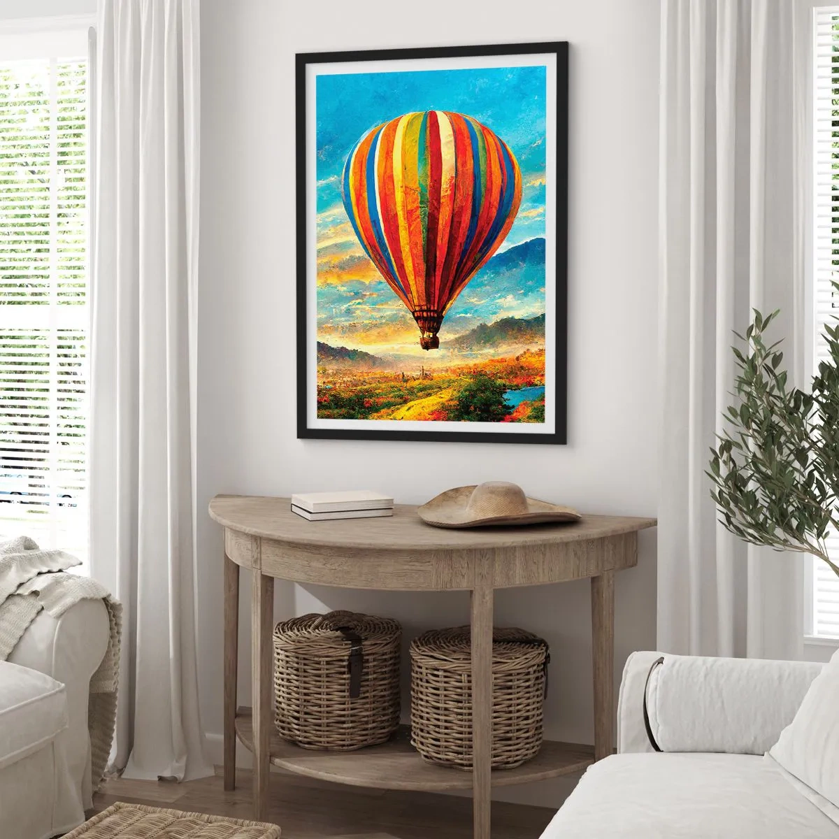 Plakát v černém rámu - V tichu je toho vidět víc - 70x100 cm