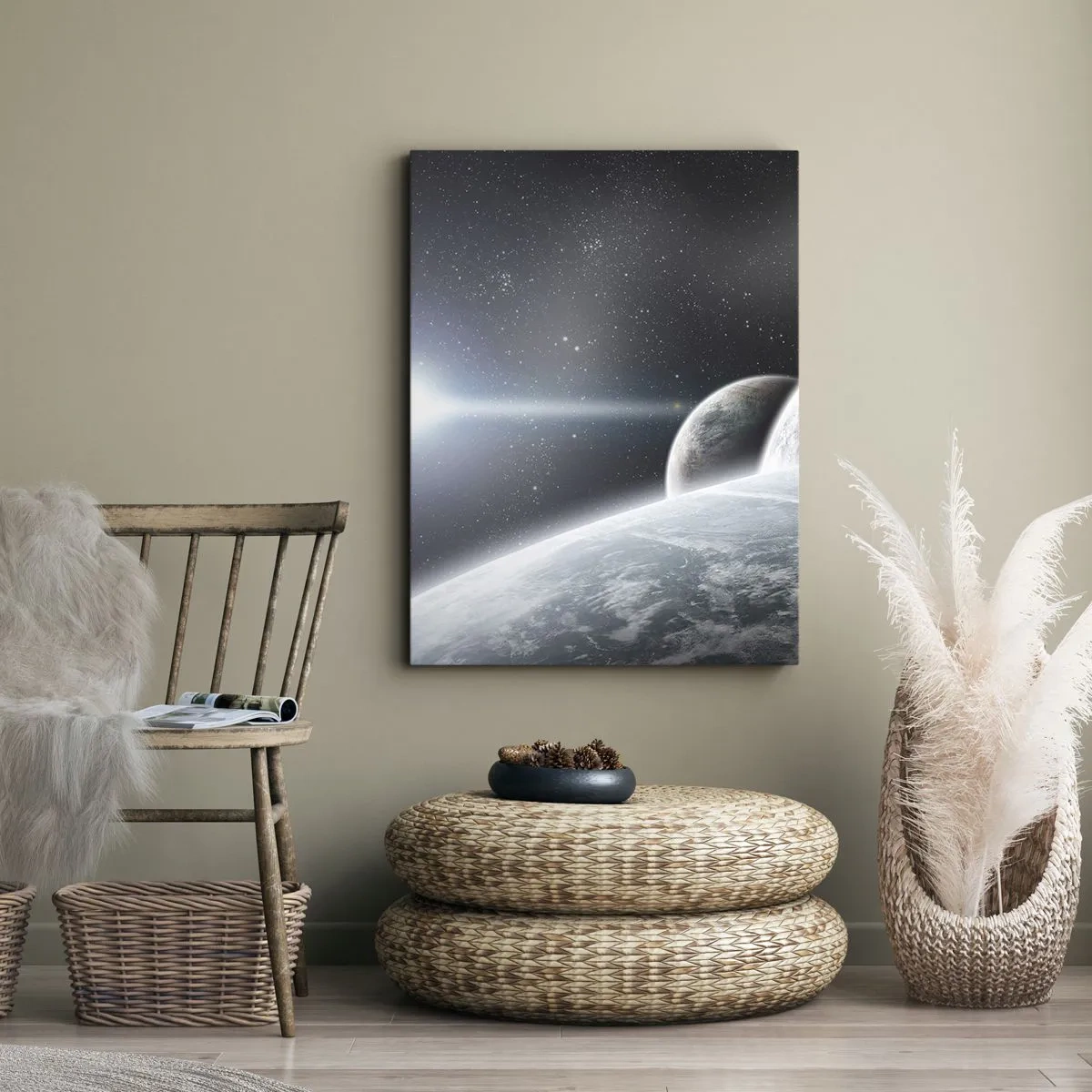 Obraz na plátně - Vesmírná hudba sfér - 45x80 cm