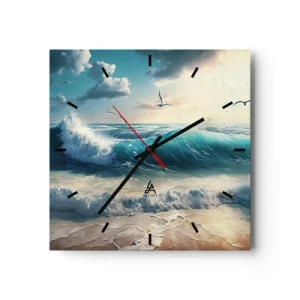 Nástěnné hodiny - Šustění jen pro tebe - 40x40 cm