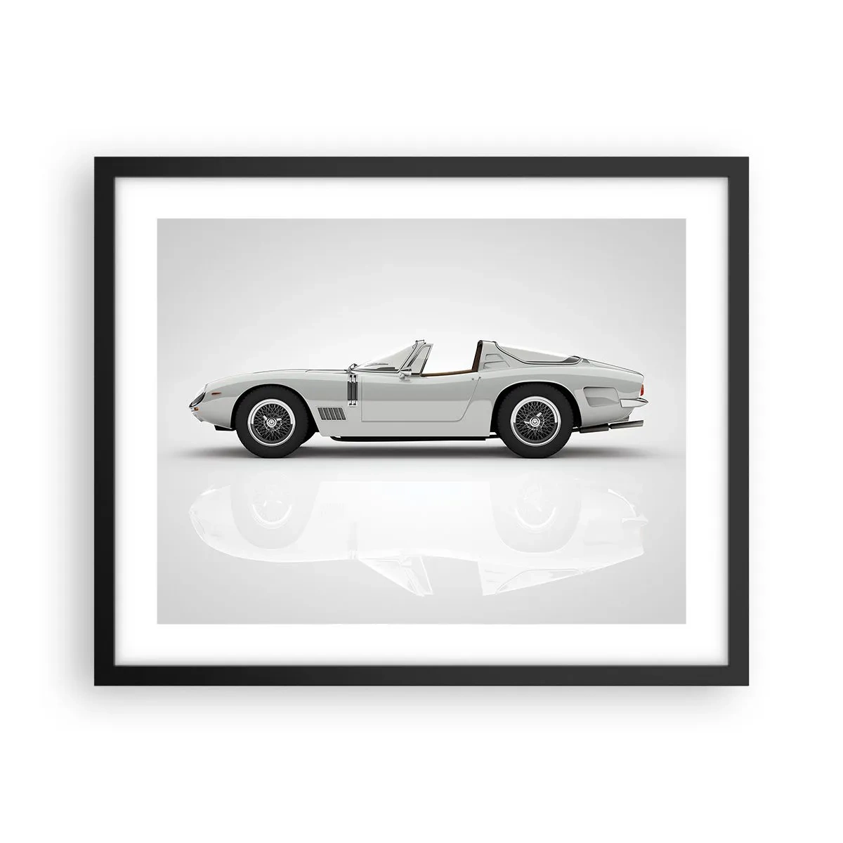 Plakát v černém rámu - Příslib zábavy - 50x40 cm