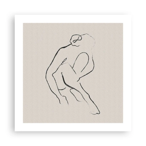 Plakát - Intimní skica - 50x50 cm