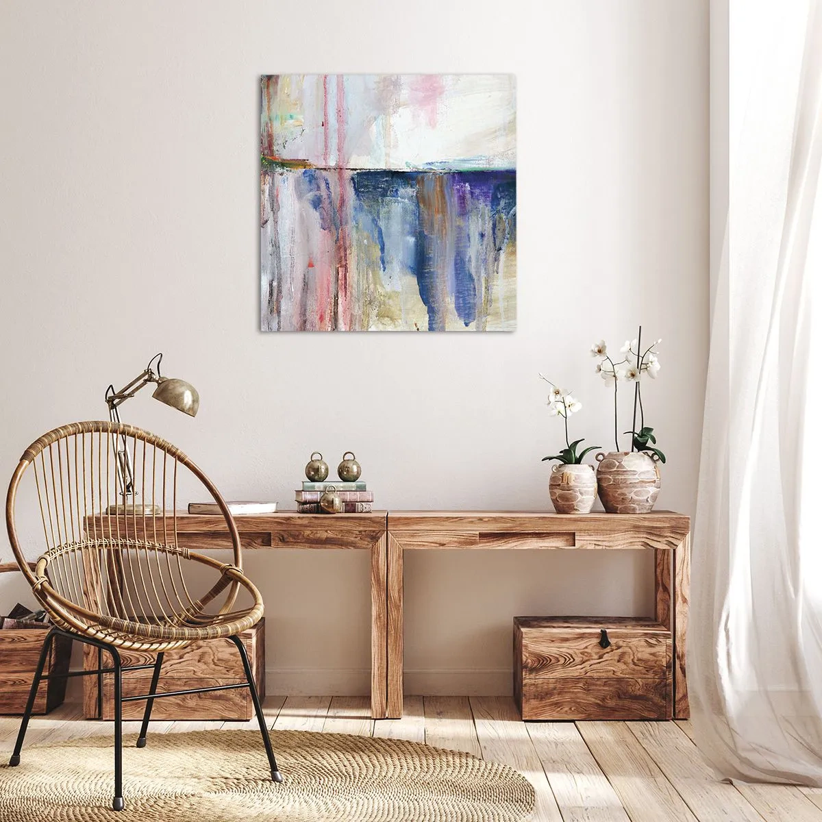 Obraz na plátně - Barevné dojmy a asociace - 70x70 cm