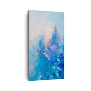 Obraz na plátně - Zimní abstrakce - 45x80 cm