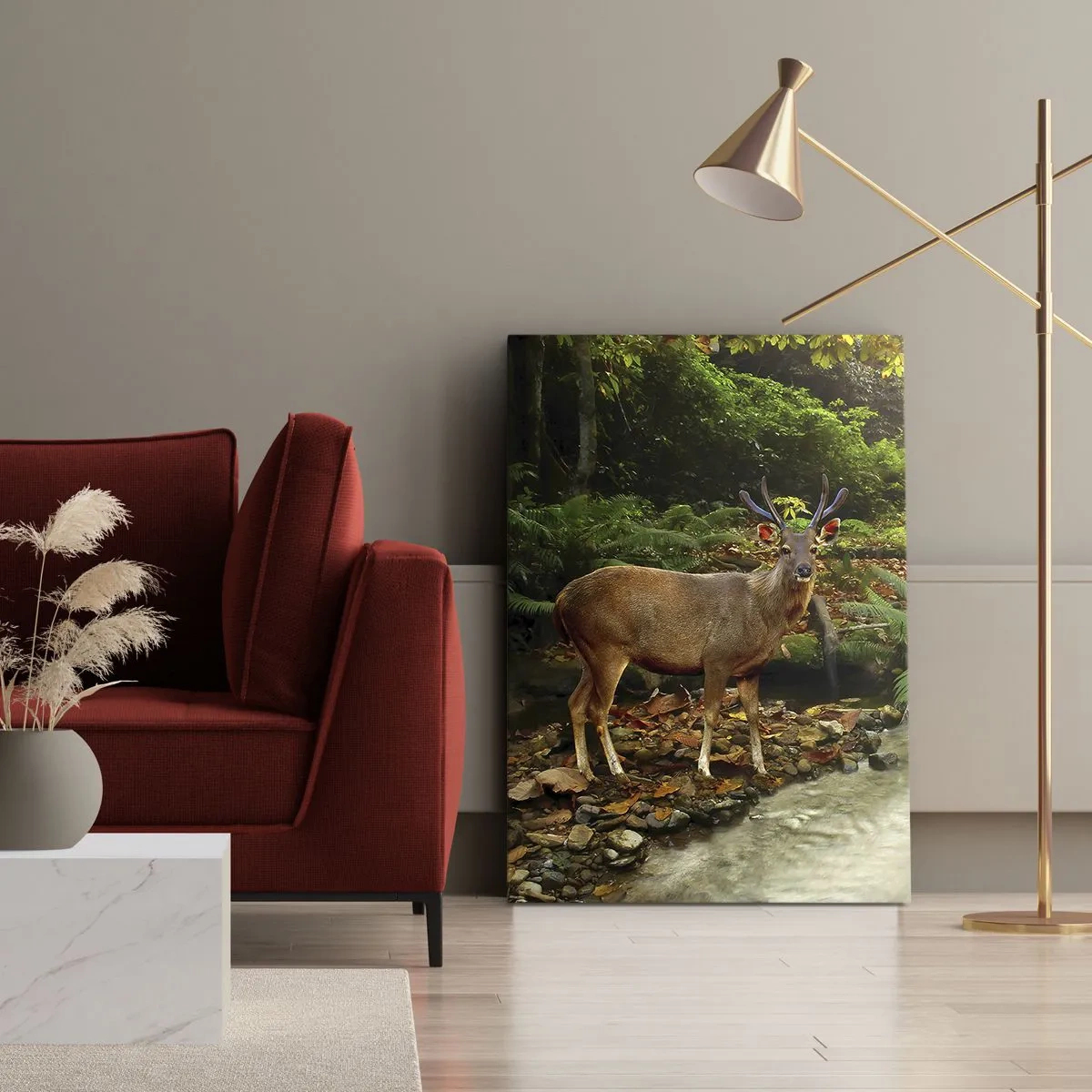 Obraz na plátně - Vítám v mém světě - 45x80 cm