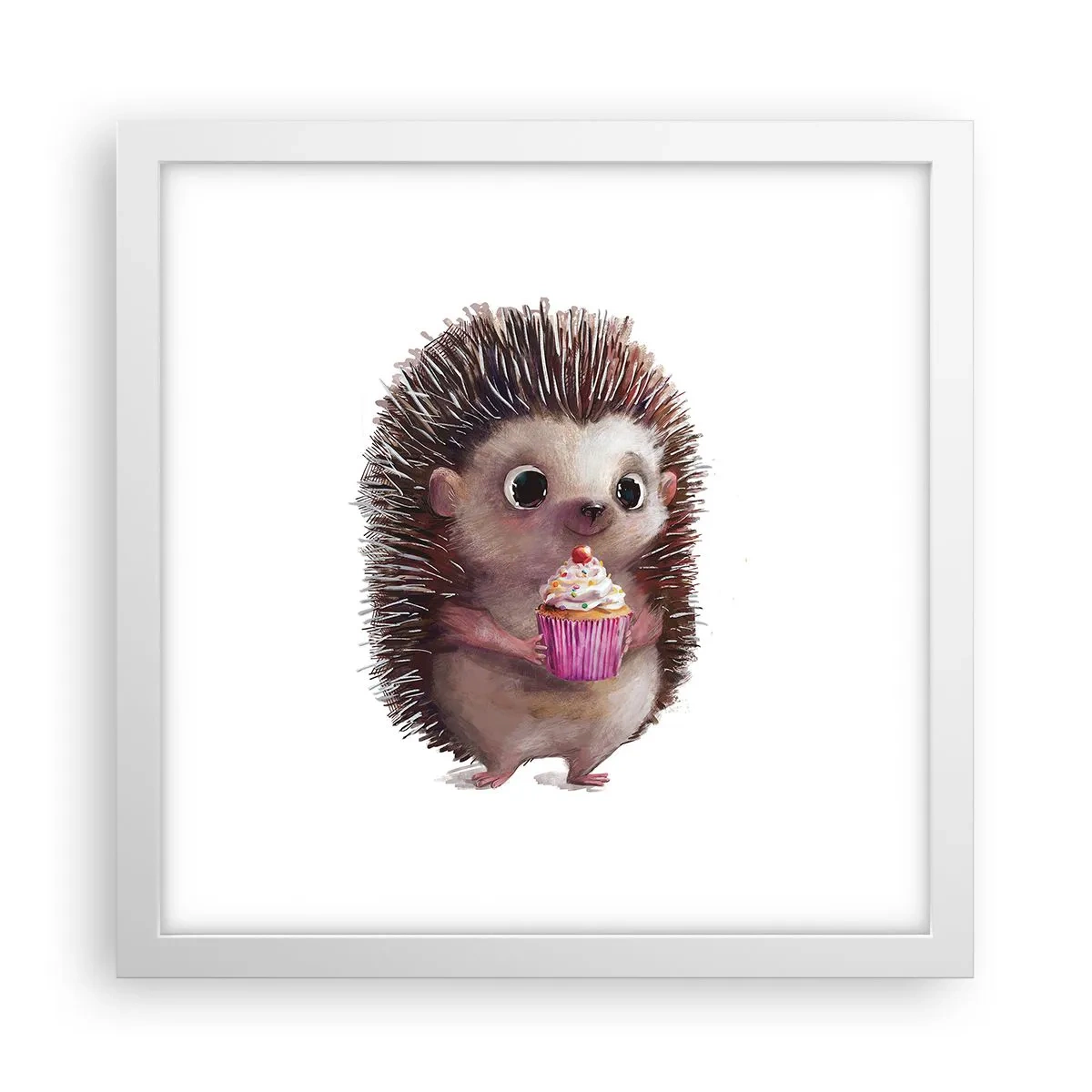 Plakát v bílém rámu - Oslava je každý den - 30x30 cm