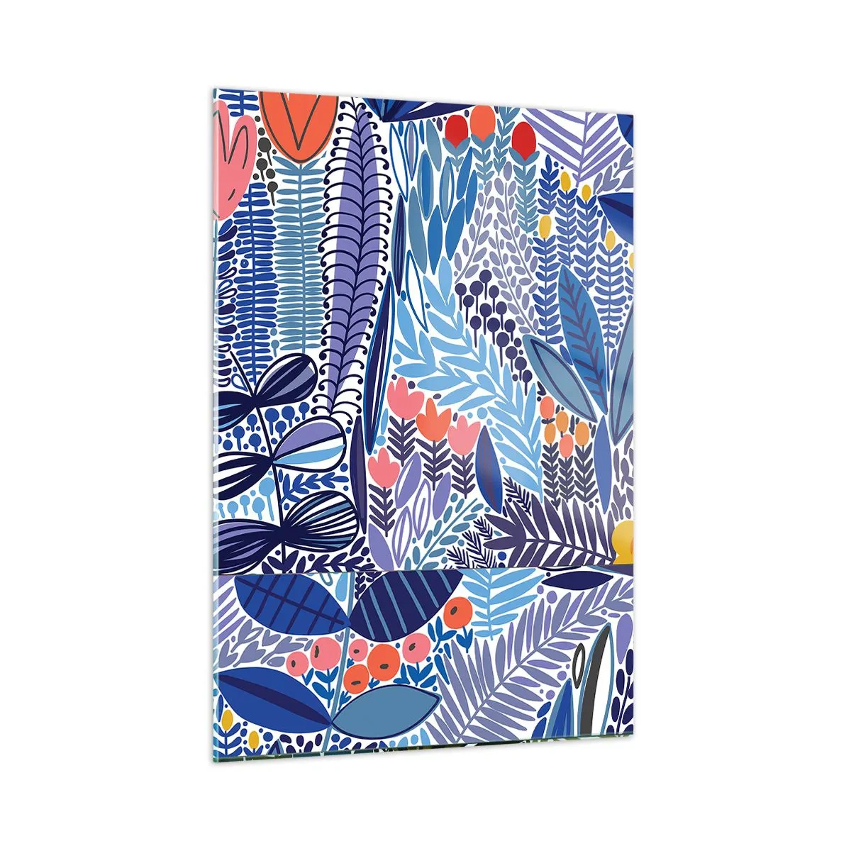 Obraz na skle - Havajská zahrada - 50x70 cm