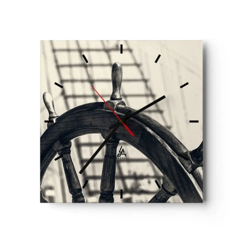 Nástěnné hodiny - Mořské příběhy - 30x30 cm