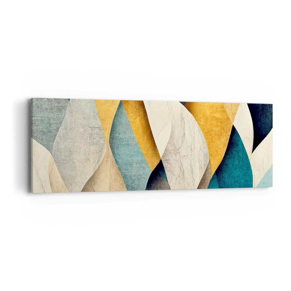 Obraz na plátně - Rytmus a vlnění - 90x30 cm
