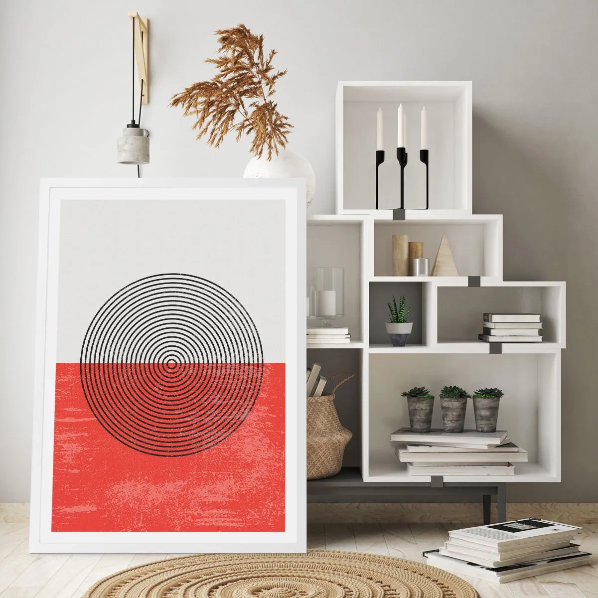 Plakát v bílém rámu - Přesný zásah - 70x100 cm